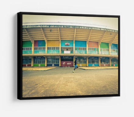 Running at the National Stadium