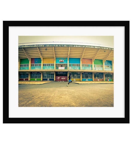 Running at the National Stadium